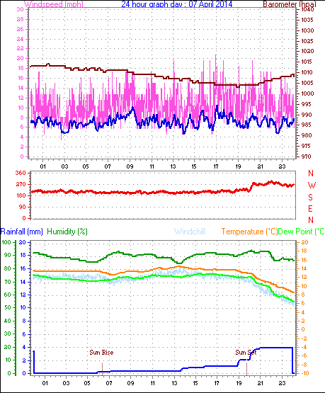 Daily graph